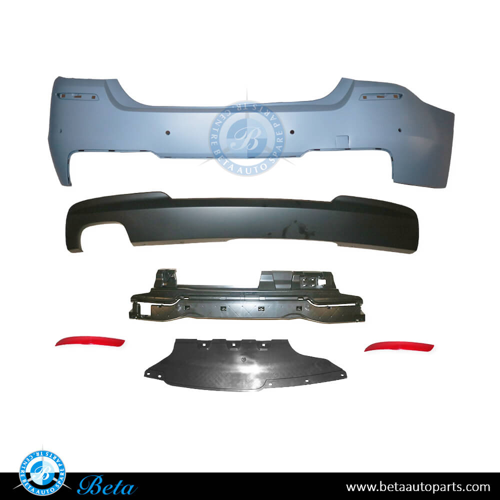 Rear Bumper M-Tek with PDC (1H/2M) for BMW 5 Series 2010-2016 models, Part Number 51128048594 Rear Bumper M-Tek with PDC (1H/2M) for BMW 5 Series 2010-2016 models, Part Number 51128048594